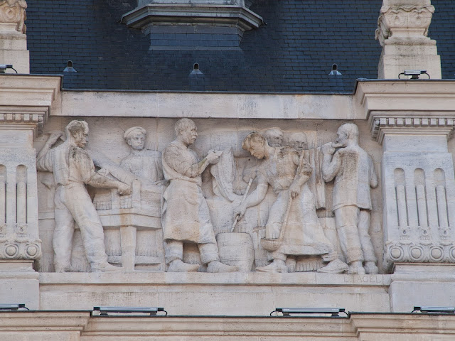 jiemve, Tourcoing, Roubaix, mairie de Roubaix, frise, la teinture et les apprêts