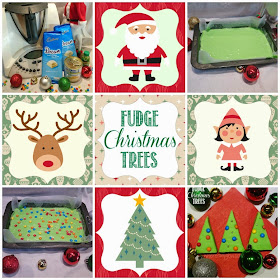 how to make fudge xmas trees