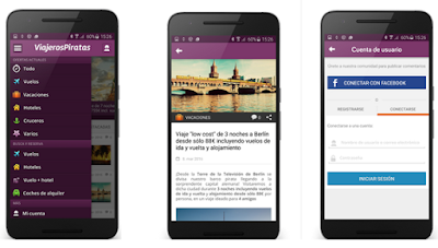 Aplicacion Buscador vuelos Low Cost: Viajeros Piratas
