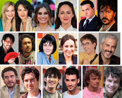 Norma Ruiz, Mónica Estarreado, Miguel Hermoso, David Arnaiz, Ana Milán, José Manuel Seda, Israel Rodríguez, Aure Sánchez, Roberto Correcher