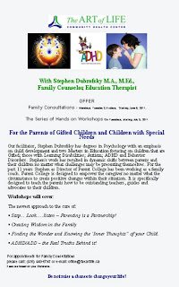 Family Counseling Course for Parents of Gifted Children and Children with Special Needs at The Art of Life Community Health Centre