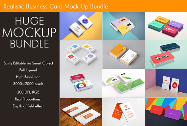 Business Card Mock-Ups Bundle