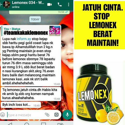 Ubat Kuruskan Badan: Lemonex