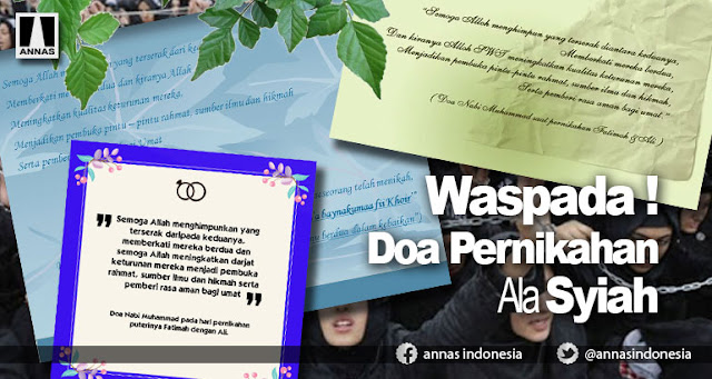 WASPADA ! Doa Pernikahan Ala Syiah