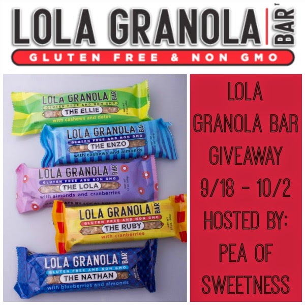 Lola Granola Bars Giveaway