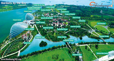 Bản đồ Gardens by the Bay Map