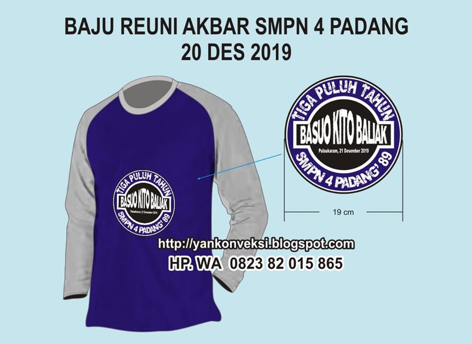 BAJU REUNI AKBAR SMP 4 PADANG