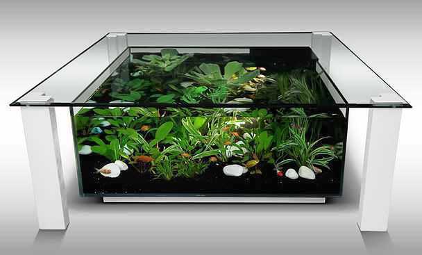 ツ 35+ contoh model dan harga meja tamu aquarium unik dari ...