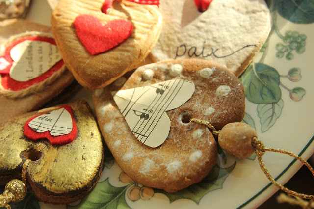 Salt Dough Tree Ornaments with Organic Ingredients 