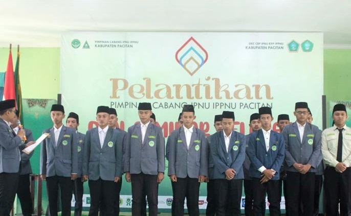 PC IPNU Pacitan Resmi Dilantik, Siap Berdakwah di Era Society 5.0