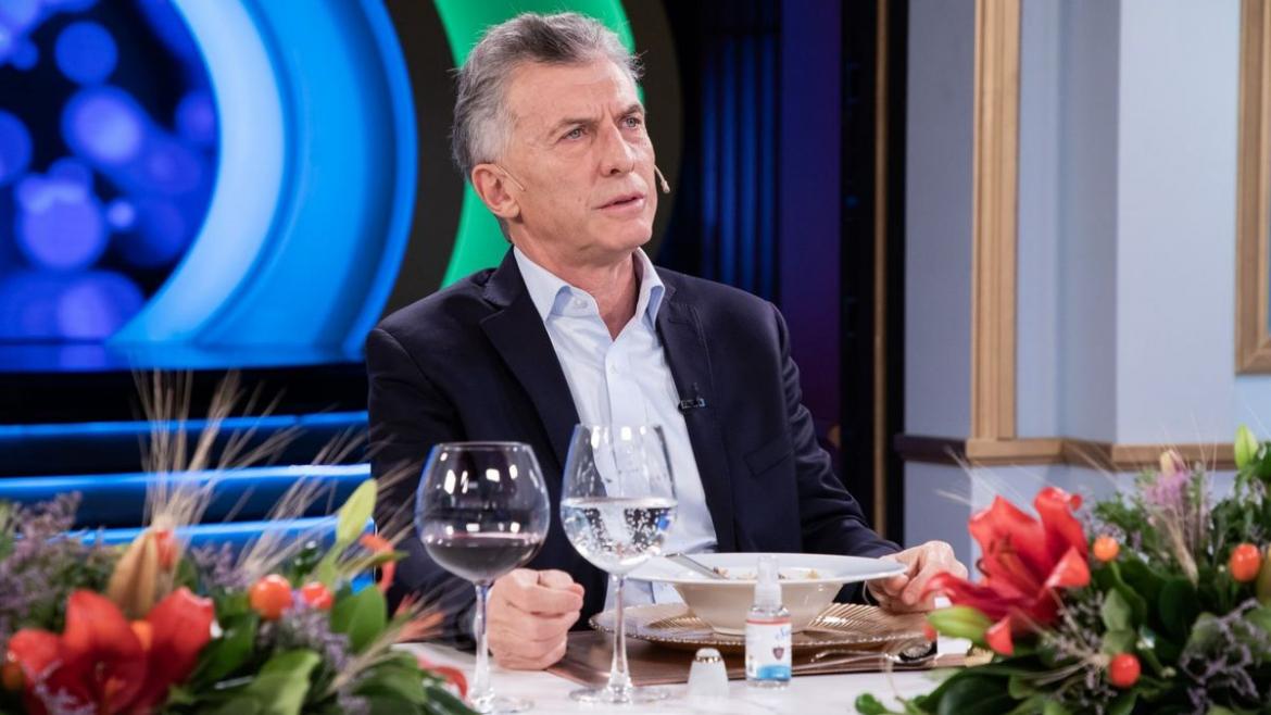 Mauricio Macri con Juana Viale