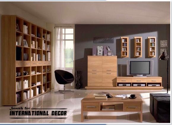 Polish furniture for the living room with TV unit