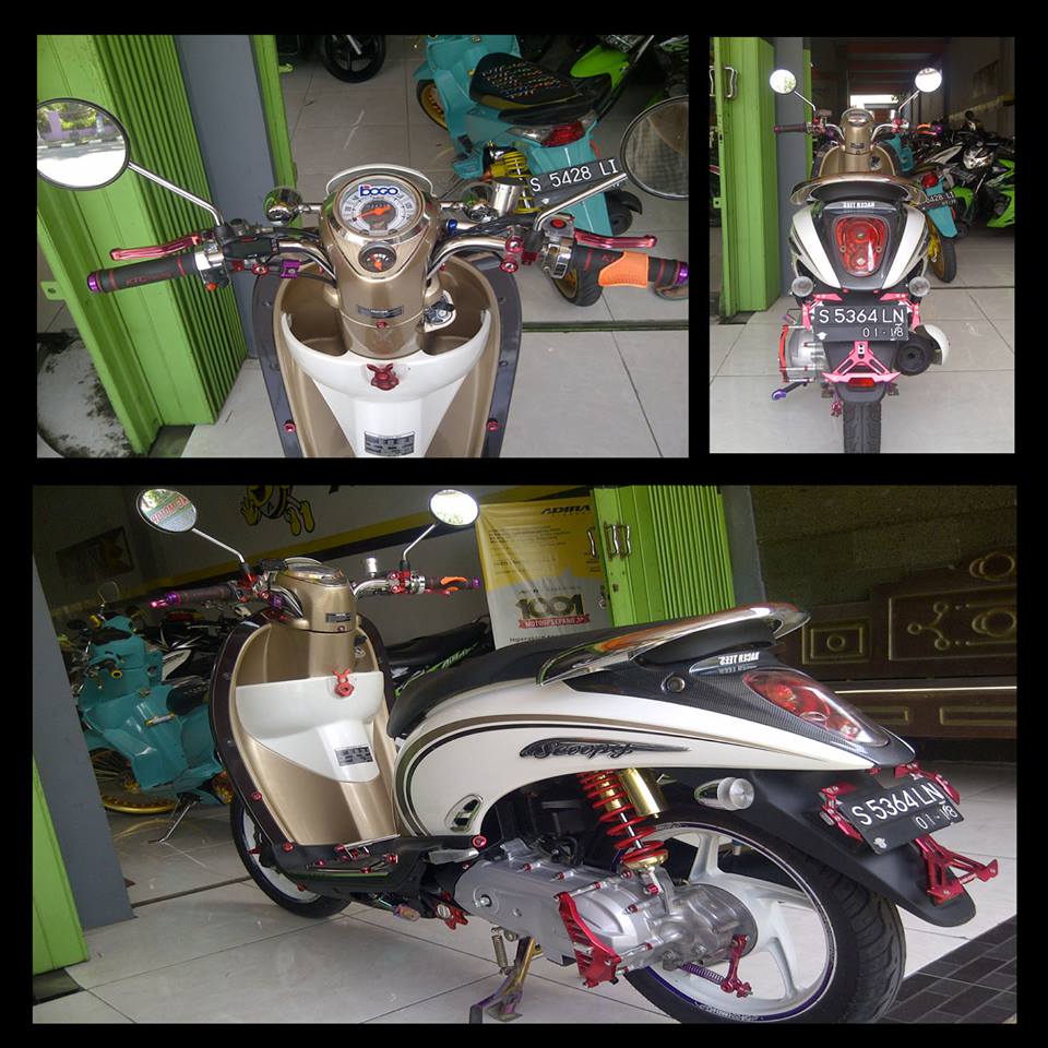 Gambar Foto Modifikasi Motor Scoopy Matic Honda