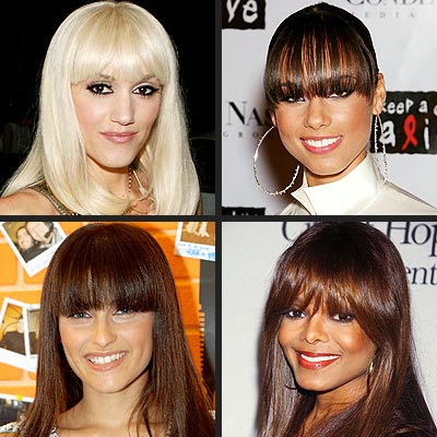 Modern hairstyles haircuts with bangs 