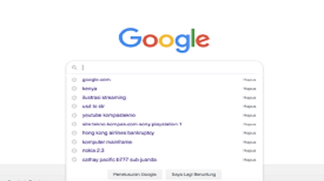 Cara Hapus Penelusuran Google
