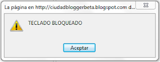 Teclado bloqueado