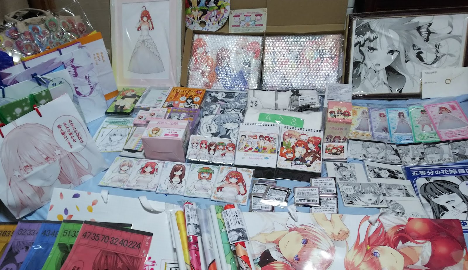 書き溜め 五等分の花嫁展 ちょっとだけグッズ紹介