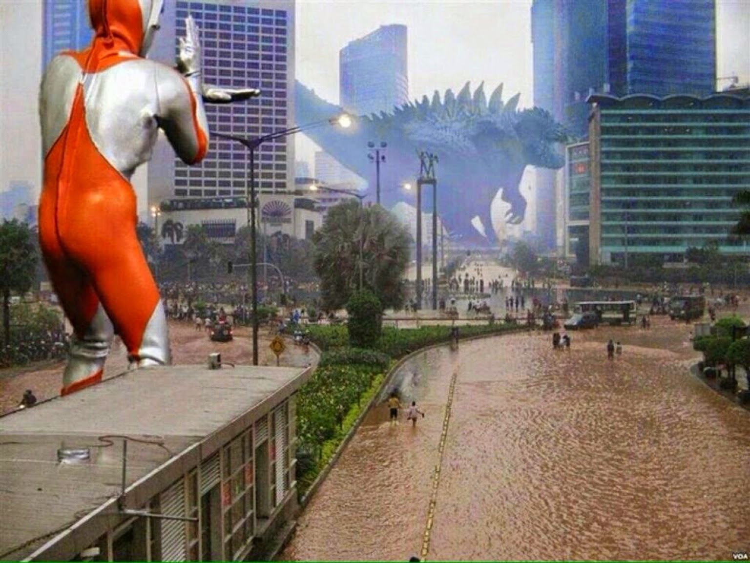 Kumpulan Meme Lucu Gokil Kocak Seputar Banjir Jakarta