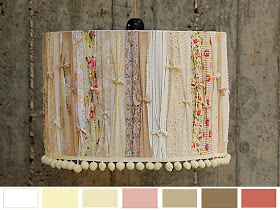 Fabric lampshade