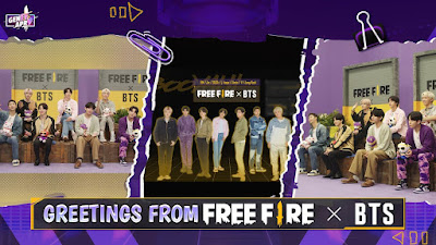BTS  Garena Free Fire  Complete Collaboration Event Schedule: Character, Skins, Interface, and Release Date  bts vs free fire who will win jungkook free fire id free fire x bts coming soon bts playing games bts v pubg id video games bts played on run bts bts full form free fire vs pubg