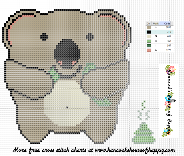 Do Koalas Poop in the Woods? Cuddly Hungry Koala Cross Stitch Pattern Free to Download