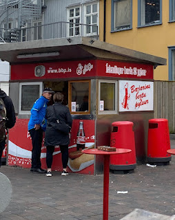 Baejarins Beztu Pylsur hot dog stand in Reykjavik, Iceland