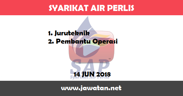 Jawatan Kosong di Syarikat Air Perlis (SAP)