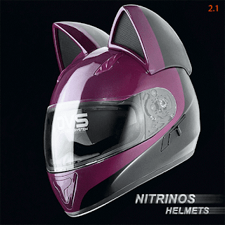 cat helmet Nitrinos