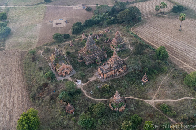 Plaine de Bagan en ballon - Myanmar - Birmanie