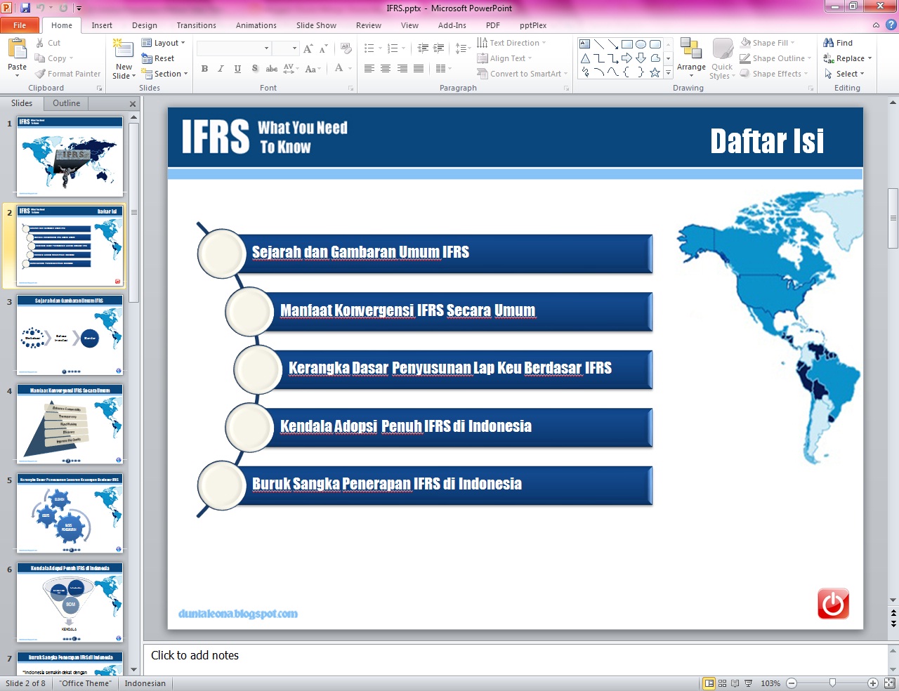 Contoh template ppt yang bagus