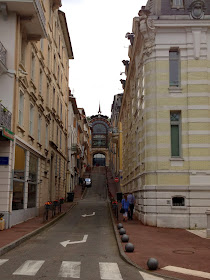 Street in Evian, France, on Semi-Charmed Kind of Life