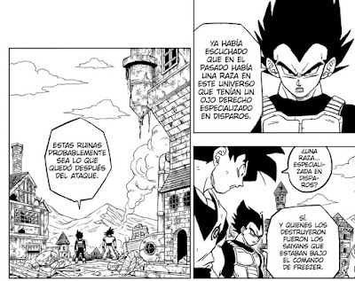 Vegeta se entera de la verdadera identidad de Granola, Dragon Ball Super Manga 73 Español