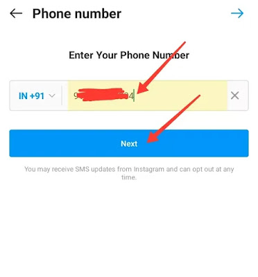 Enter your phone number