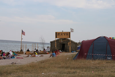 The MASH beach bar in Vama Veche