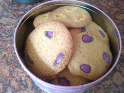 A tin of home made Cookies