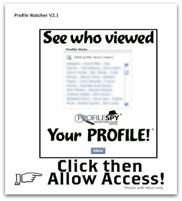 Facebook Scam: To Show who viewed your Profile.