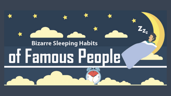 Bizarre Sleeping Habits of 61 Famous People (Infographic)