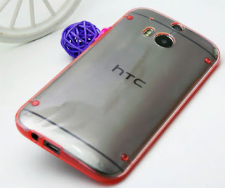Hot Sale Soft Side and Clear PC Hard Case Cover Shell for HTC One 2 M8