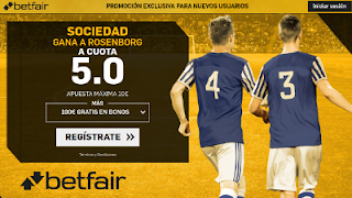 betfair supercuota victoria de Real Sociedad a Rosenborg europa league 14 Septiembre