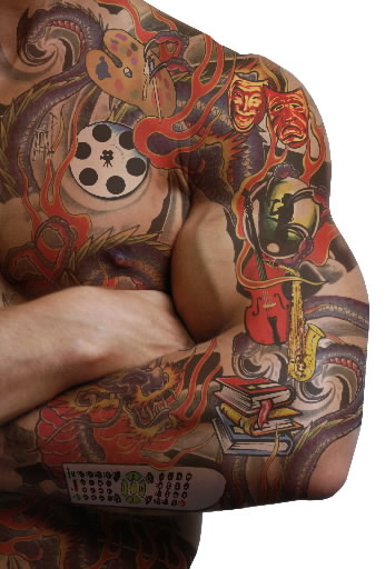 Arms Tattoos For Men Japanese Dragon Tattoos Sleeve Bull half sleeve tattoo