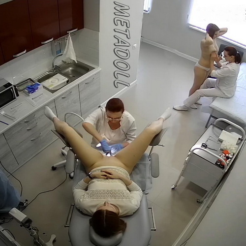 Real gynecologist exam spy cam (Gynecologist Examination 65-69)