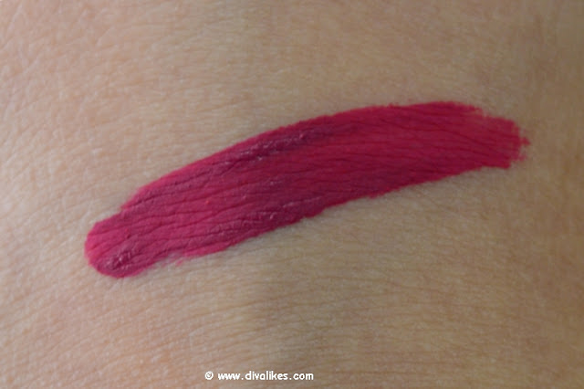 Sugar Cosmetics Smudge Me Not Liquid Lipstick Brink of Pink Swatch