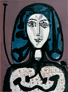 Woman with Hairnet, Pablo Picasso, 1949. Lithograph.