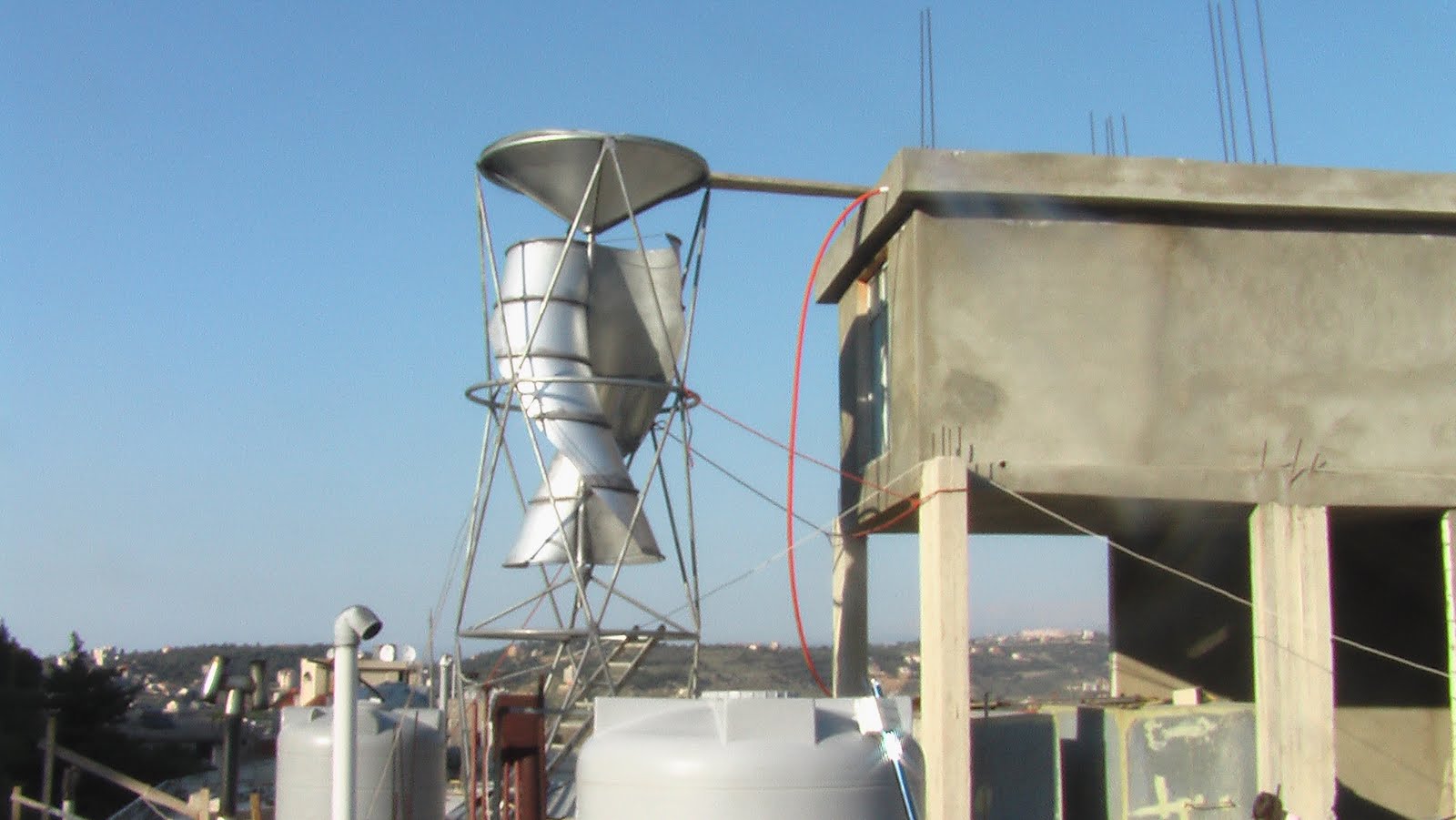 Homemade Vertical Wind Turbine