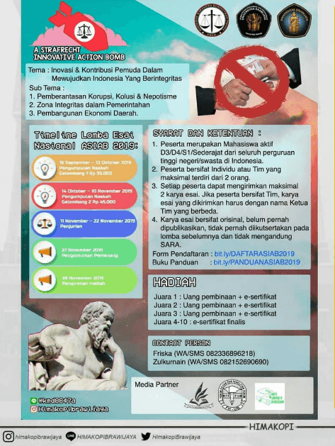 Lomba Esai Nasional ASIAB Univ. Brawijaya 10 November 2019