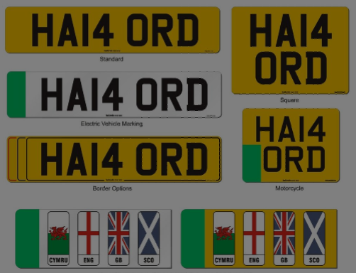 Custom Number Plate Design UK