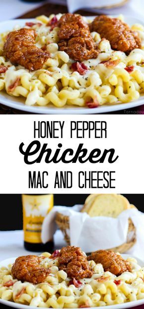 HONEY PEPPER CHICKEN MAC AND CHEESE