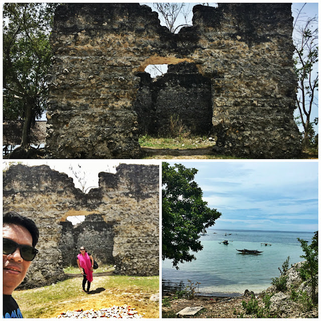 Obong Ruins and Obong Beach near Obong Spring in Dalaguete Cebu