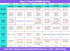 21 Day Fix Extreme Meal Plan - 21 Day Fix Extreme Week 1 Update and Review Plus New 21 Day Fix Extreme Meal Plan, www.HealthyFitFocused.com 