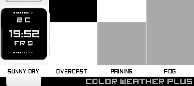 Color weather Plus watchface - Pebble 2